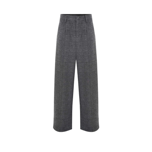 Kocca Pantaloni Pantalone Donna a palazzo fantasia 38 - Francavilla Moda